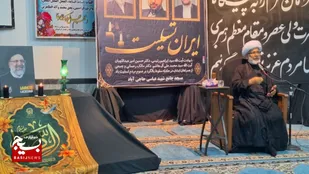 مراسم یادبود شهید آیت الله سید ابراهیم رئیسی و شهدای همراه ایشان به روایت تصویر در گناباد