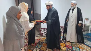 دیدار نماینده ویژه رهبر معظم انقلاب با خانواده شهید &laquo;محمد فرخنده&raquo; در قشم
