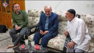 دیدار صمیمانه با جانباز سرافراز دفاع مقدس حسین صفرزاده+فیلم