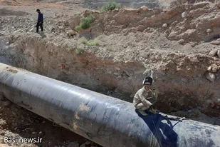تلاش جهادی قرارگاه سازندگی خاتم الانبیا(ص) برای رفع بحران آب همدان