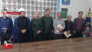 تجلیل سپاه رومشکان از خبرنگاران به مناسبت روز خبرنگار+عکس