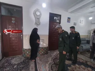 سرکشی فرمانده سپاه استان از خانواده معظم شهید علی شریفی در شهرستان رودان