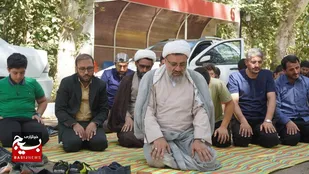 حضور حجت&zwnj;الاسلام یوسفی در جمع جوانه&zwnj;های انقلاب در اردوی تربیتی فرهنگی پسران خانواده پاسداران