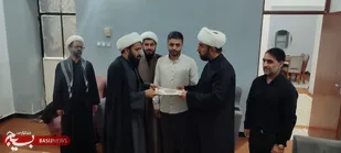 قدردانی از خدمات مسئول عقیدتی حوزه مقاومت بسیج بخش شیبکوه با حضور مسئولان