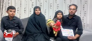 همدلی خانواده جوینی با مظلومان فلسطینی