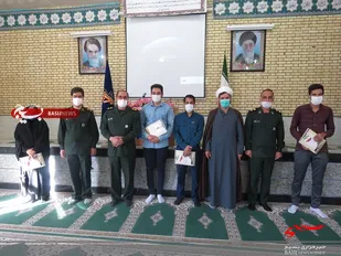 مراسم تجلیل از خبرنگاران شهرستان در ناحیه مقاومت بسیج فریدن برگزار گردید.