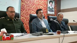 جلسه ستاد خدمات سفر نوروز شهرستان میامی