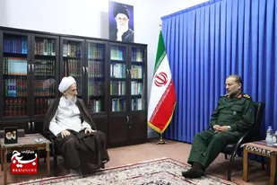 دیدار رئیس سازمان بسیج مستضعفین کشور با نماینده ولی فقیه در مازندران