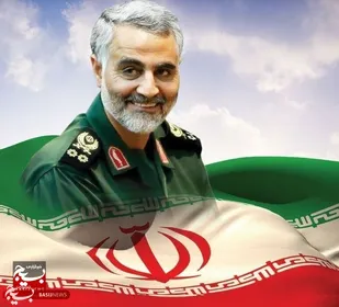 پرچم حاج قاسم تا نابودی رژیم صهیونیستی هرگز برزمین نخواهد ماند