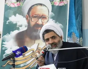 مراسم گرامیداشت هفته عقیدتی سیاسی در سپاه در ناحیه مقاومت بسیج شیروان برگزار شد