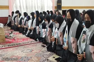 اجتماع دختران حاج قاسم در فامنین