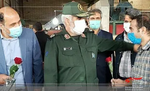 تجلیل فرمانده سپاه حضرت عباس (ع) از کارگران واحدهای تولیدی اردبیل