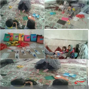 توزیع بسته فرهنگی در روستای کشک آباد مانه و سملقان