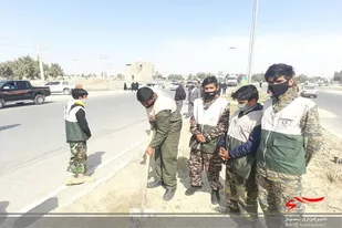 کاشت نهال توسط فرمانده ناحیه مقاومت بسیج زابل