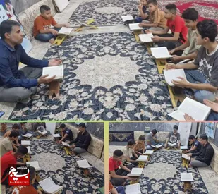 مداریادگیری جلسات تفسیر قرآن درمسجد حضرت ولی عصر (عج) هندیجان