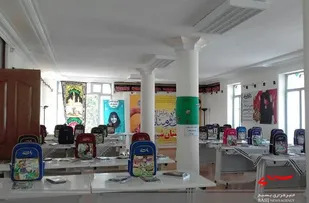 اهدای لوازم التحریر به دانش آموزان روستاهای بخش صوفیان