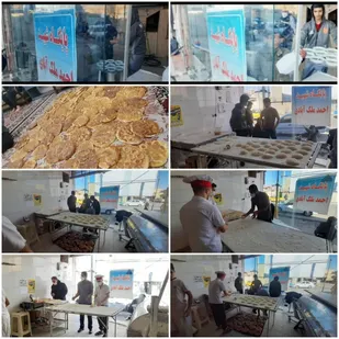 پخت و توزیع ٢۰۰۰ قرص نان در پیشوا