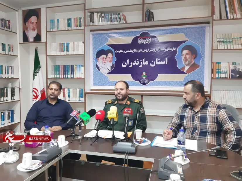 «لبیک یا خامنه‌ای»؛ شعار چهل‌وششمین سالگرد هفته دفاع مقدس در مازندران