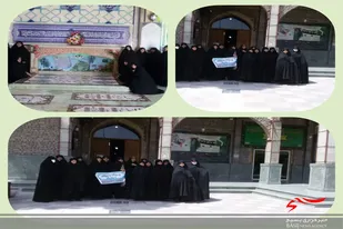 تجدید میثاق بسیجیان سرخه با امامزادگان روستا لاسجرد