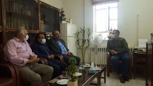دیدار منتخبین ششمین دوره شورای اسلامی شهر بسطام با ریاست حوزه قضایی این بخش