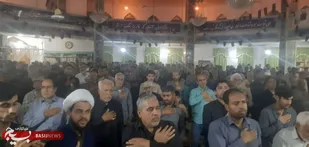 اجتماع رودانیها در سوگ رییس جمهور شهید ایران