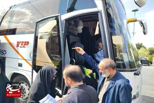 اعزامِ کاروان زائران پیاده رضوی از همدان به مشهد