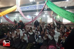 برگزاری جشن ولادت امام رضا(ع) در پایگاه&zwnj;های حوزه حضرت معصومه (س) صالح آباد