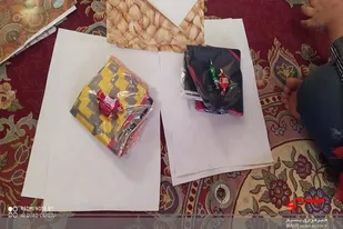 دختران سادات، در زاهدان هدیه دریافت کردند