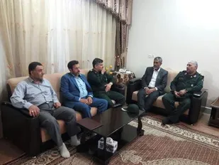 دیدار فرمانده سپاه حضرت قمربنی هاشم علیه السلام با پیشکسوتان جهاد