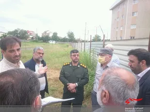بازدید از پروژه مسکونی ۱۰۵ واحدی در چالوس