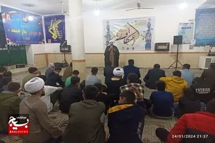 حضور فعال دانش آموزان در مراسم اعتکاف در بخش جره و بالاده
