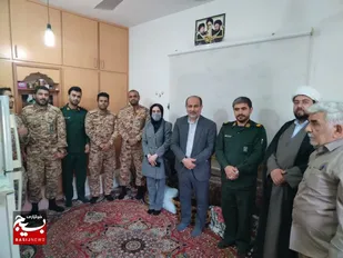 &zwnj;دیدار با خانواده شهید رضا محدثی به مناسبت دهه فجر