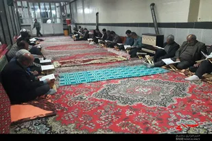 مراسم جزء&zwnj;خوانی و تفسیر قرآن کریم در روستای حسام&zwnj;آباد بهار