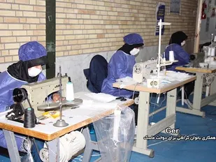 کارگاه های خیاطی کانون مالک اشتر در اختیار دوخت ماسک برای بیماران کرونا قرار گرفت