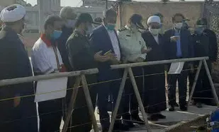 رونمایی از ماکت عملیات والفجر ۸ در کنگان