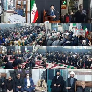 مراسم سالگرد شهادت حضرت جعفربن موسی(ع) و شهید حاج قاسم سلیمانی در مسجد جامع امام خمینی (ره) پیشوا