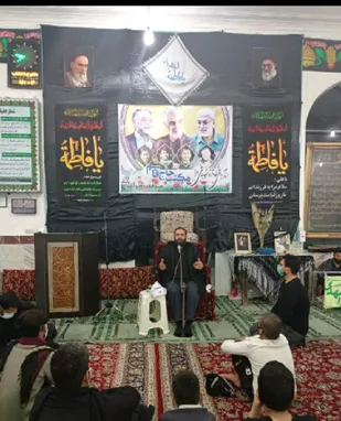 برگزاری مراسم سالگرد شهادت سردار سلیمانی در محله اسلامی شهرک شهید بهشتی شاهرود
