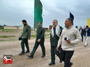 بازدید سردار شاهوارپور از یادمان شهدای فتح المبین شوش