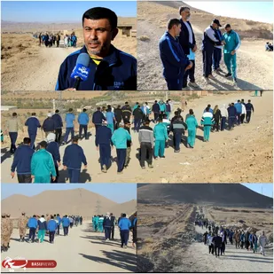 برگزاری پیاده&zwnj;روی کارکنان سپاه استان به مناسبت هفته تربیت بدنی