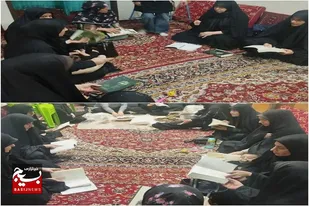 برپایی محفل کتابخوانی به یاد رهبر شهید در سرخه