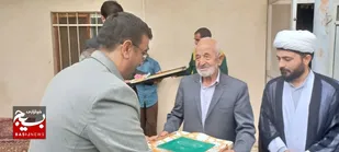 دیدار و تقدیر خادمان حرم مطهر رضوی از واقفین شهرستان زیرکوه در دهه کرامت