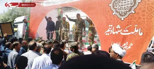 وداع لرستانی ها با ۱۰ شهید مدافع وطن  در پی حمله رژیم سفاک صهیونیست