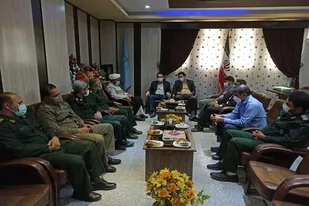 دیدار کارکنان سپاه ناحیه فراشبند با ریاست دادگستری این شهرستان