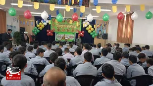 مراسم جشن تکلیف دانش آموزان پسر شاهرود+ تصاویر