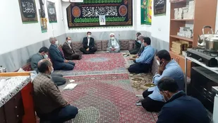 برگزاری جلسه مقابله با کرونا پایگاه شهید قهاری سعید ناحیه مقاومت بسیج روح الله