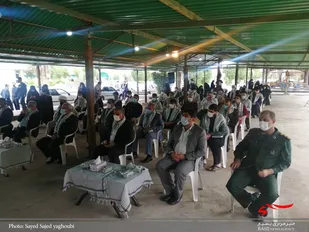 مراسم میثاق با شهدا به مناسبت آغاز هفته بسیج دانش آموزی