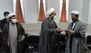 تکریم ومعارفه رابط نمایندگی ولی فقیه در حوزه مقاومت بسیج امام سجاد علیه السلام یزدانشهر