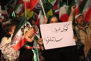 حماسه کودکان قزوینی در میدان حضور&nbsp;