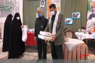 مراسم تجلیل از بسیجیان حوزه یک خواهر ناحیه عمار برگزار شد