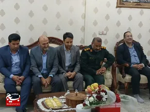 دیدار با خانواده شهید محمد نبی عارفی در زاهدان